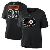 Matvei Michkov Philadelphia Flyers Fanatics Women's Authentic Stack Name & Number T-Shirt Outlet