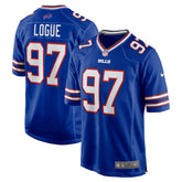 Buffalo Bills Nike Zion Logue Team Game Jersey
