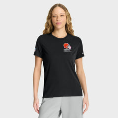 Cleveland Browns Nike Women's 2025 NFL Crucial Catch Tri-Blend Dri-FIT T-Shirt