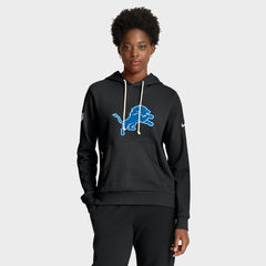 Detroit Lions Nike Women's Throwback Sideline Standard Issue Dri-FIT Hoodie