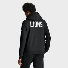 Detroit Lions Nike Women's Throwback Sideline Standard Issue Dri-FIT Hoodie