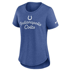 Indianapolis Colts Nike Women's Script Tri-Blend T-Shirt
