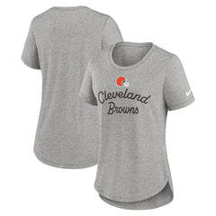 Cleveland Browns Nike Women's Script Tri-Blend T-Shirt