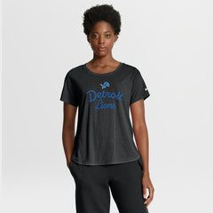 Detroit Lions Nike Women's Script Tri-Blend T-Shirt