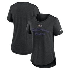 Baltimore Ravens Nike Women's Script Tri-Blend T-Shirt