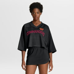 Washington Commanders Nike Women's Primetime Cropped Mesh Dri-FIT Fashion Jersey