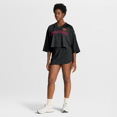 Washington Commanders Nike Women's Primetime Cropped Mesh Dri-FIT Fashion Jersey