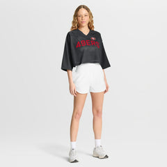 San Francisco 49ers Nike Women's Primetime Cropped Mesh Dri-FIT Fashion Jersey