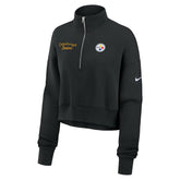 Pittsburgh Steelers Nike Women's Primetime Phoenix Half-Zip Sweatshirt