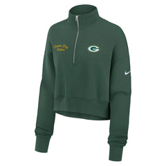 Green Bay Packers Nike Women's Primetime Phoenix Half-Zip Sweatshirt
