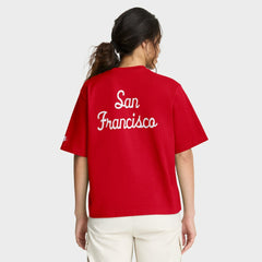 San Francisco 49ers Nike Women's Rewind Pocket Boxy T-Shirt