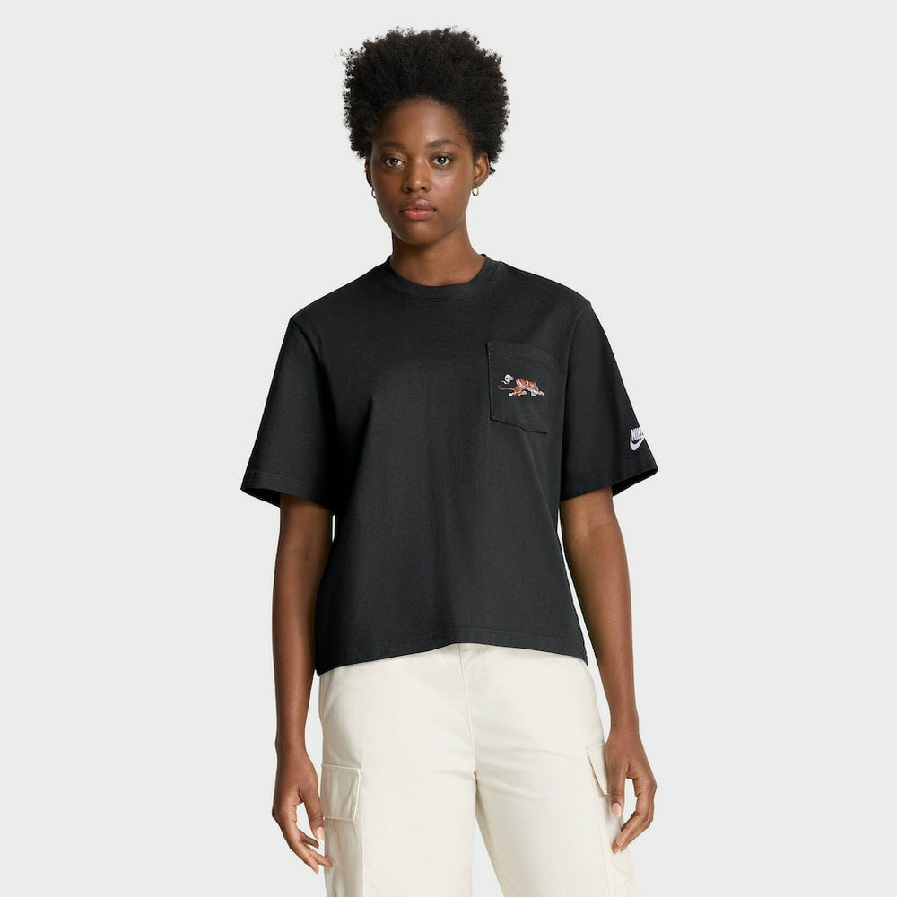 Cincinnati Bengals Nike Women's Rewind Pocket Boxy T-Shirt