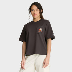 Cleveland Browns Nike Women's Rewind Pocket Boxy T-Shirt
