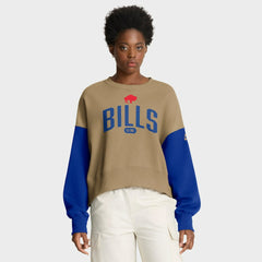 Buffalo Bills Nike Women's Oversized Rewind Pullover Sweatshirt