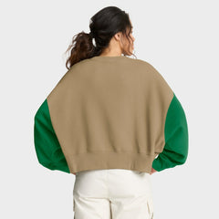 Philadelphia Eagles Nike Women's Oversized Rewind Pullover Sweatshirt