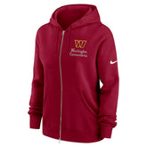 Washington Commanders Nike Women's Phoenix Rewind Full-Zip Hoodie
