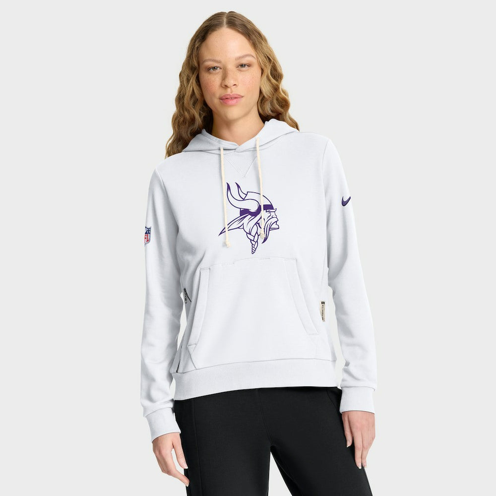 Minnesota Vikings Nike Women's Alternate Logo Sideline Standard Issue Dri-FIT Hoodie