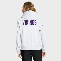 Minnesota Vikings Nike Women's Alternate Logo Sideline Standard Issue Dri-FIT Hoodie