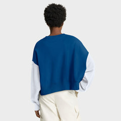 Indianapolis Colts Nike Women's Oversized Color-Block Pullover Sweatshirt