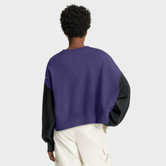 Baltimore Ravens Nike Women's Oversized Color-Block Pullover Sweatshirt