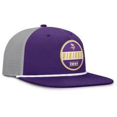 Minnesota Vikings Fanatics Edge Rush Trucker Adjustable Hat