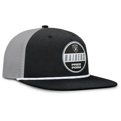 Las Vegas Raiders Fanatics Edge Rush Trucker Adjustable Hat