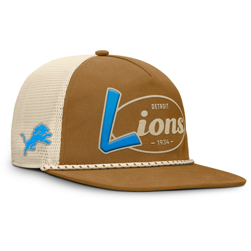 Detroit Lions Fanatics Iso Rope Trucker Adjustable Hat