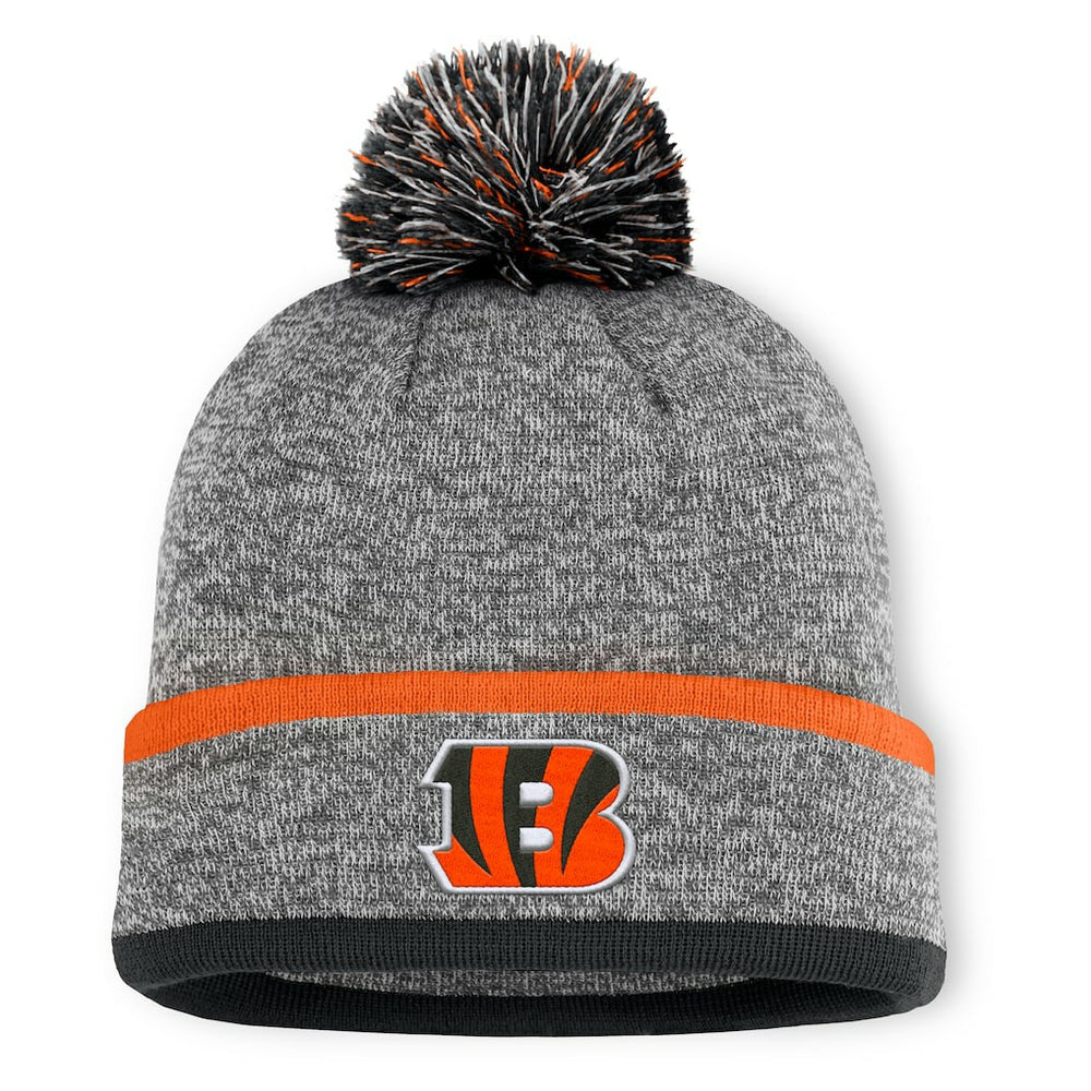 Cincinnati Bengals Fanatics Motion Cuffed Knit Hat with Pom