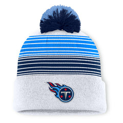 Tennessee Titans Fanatics Ghost Cuffed Knit Hat with Pom