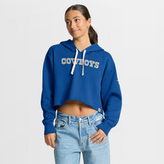 Dallas Cowboys Fanatics Women's Oversized Hometown Heritage Cropped Hoodie