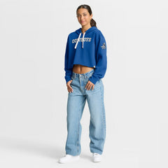 Dallas Cowboys Fanatics Women's Oversized Hometown Heritage Cropped Hoodie
