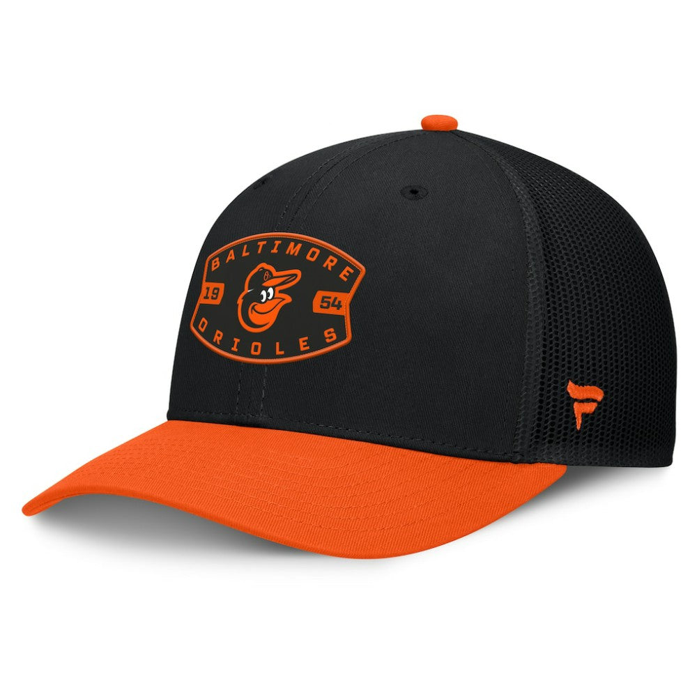 Baltimore Orioles Fanatics Cutoff Adjustable Trucker Hat | MLB Near me