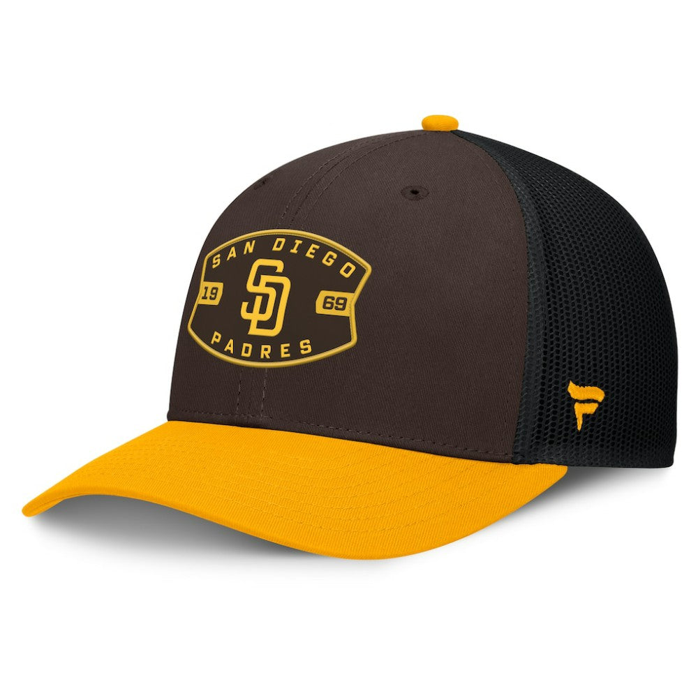 San Diego Padres Fanatics Cutoff Adjustable Trucker Hat | MLB Sale