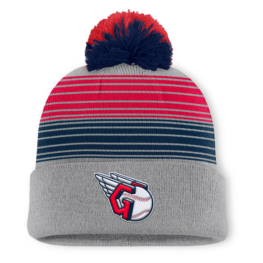 Cleveland Guardians Fanatics Balk Cuffed Knit Hat with Pom | MLB Near me