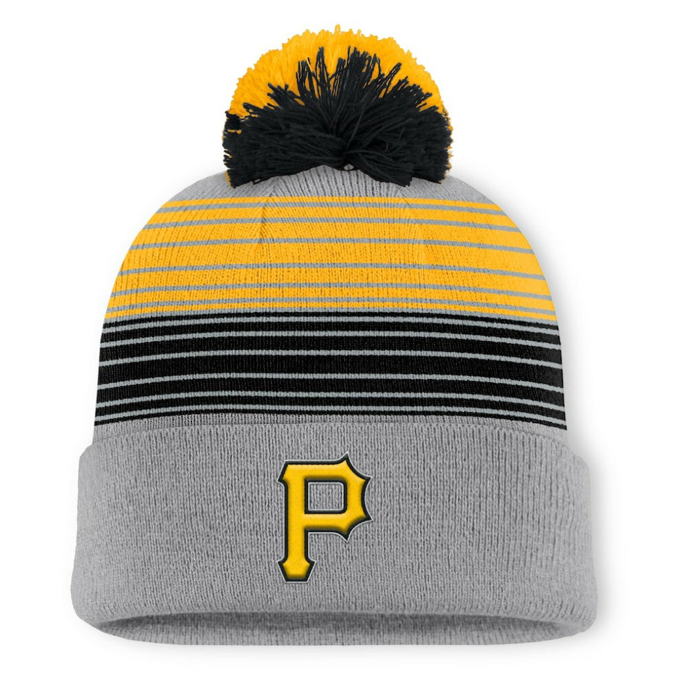 Pittsburgh Pirates Fanatics Balk Cuffed Knit Hat with Pom | MLB On Sale