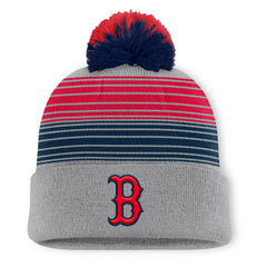 Boston Red Sox Fanatics Balk Cuffed Knit Hat with Pom | MLB Discount