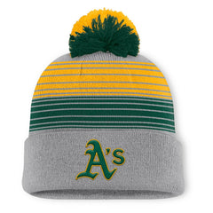 Athletics Fanatics Balk Cuffed Knit Hat with Pom | MLB Sale