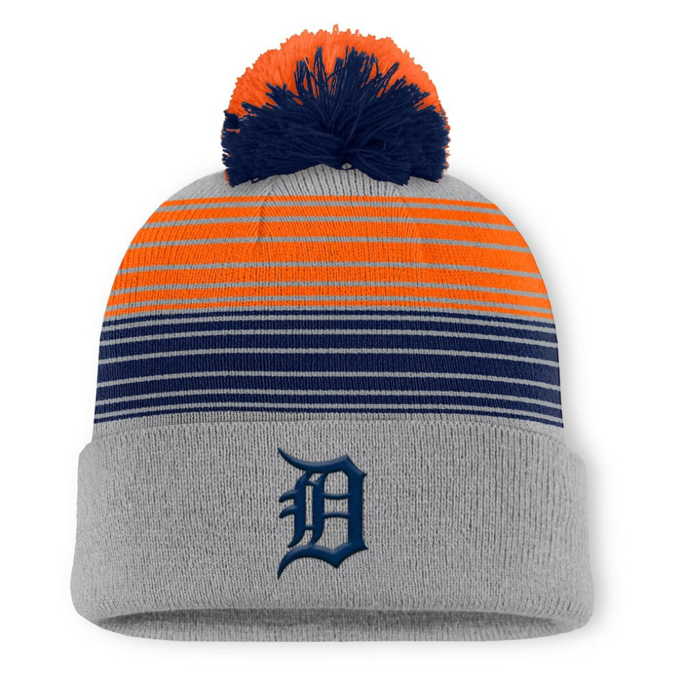 Detroit Tigers Fanatics Balk Cuffed Knit Hat with Pom | MLB US