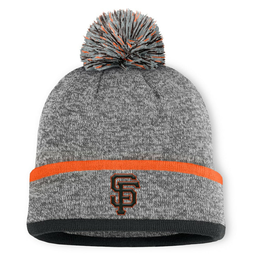 San Francisco Giants Fanatics Backstop Cuffed Knit Hat with Pom | MLB For sale