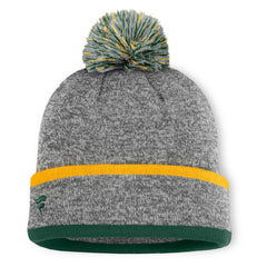 Athletics Fanatics Backstop Cuffed Knit Hat with Pom | MLB Outlet