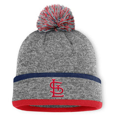 St. Louis Cardinals Fanatics Backstop Cuffed Knit Hat with Pom | MLB Shop