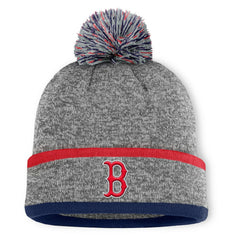 Boston Red Sox Fanatics Backstop Cuffed Knit Hat with Pom | MLB New