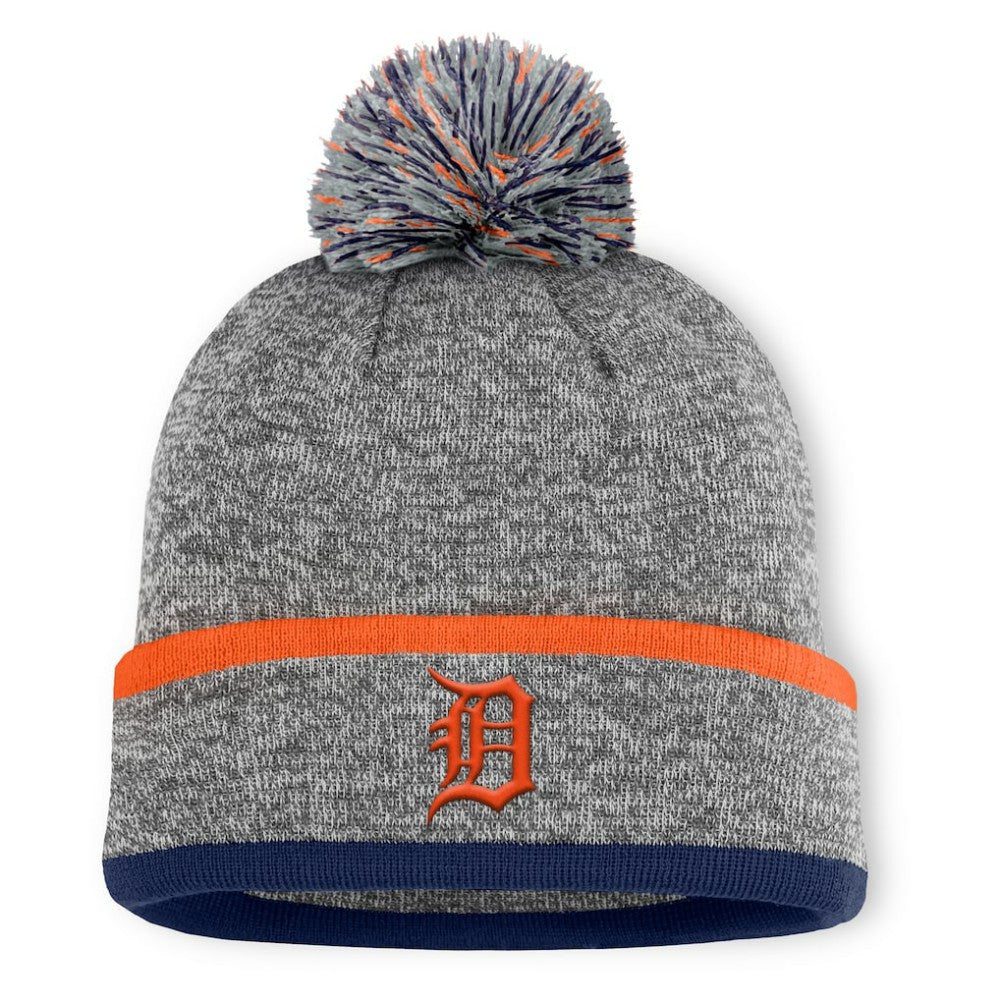 Detroit Tigers Fanatics Backstop Cuffed Knit Hat with Pom | MLB For sale