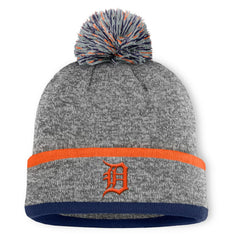 Detroit Tigers Fanatics Backstop Cuffed Knit Hat with Pom | MLB For sale