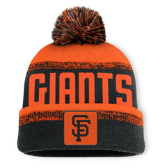 San Francisco Giants Fanatics No-Doubter Cuffed Knit Hat with Pom | MLB Online