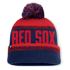 Boston Red Sox Fanatics No-Doubter Cuffed Knit Hat with Pom | MLB US