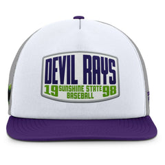 Tampa Bay Rays Fanatics Cranked Foam Front Patch Trucker Adjustable Hat | MLB Near me
