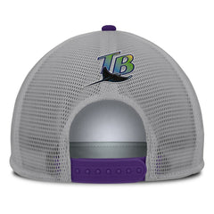 Tampa Bay Rays Fanatics Cranked Foam Front Patch Trucker Adjustable Hat | MLB Near me