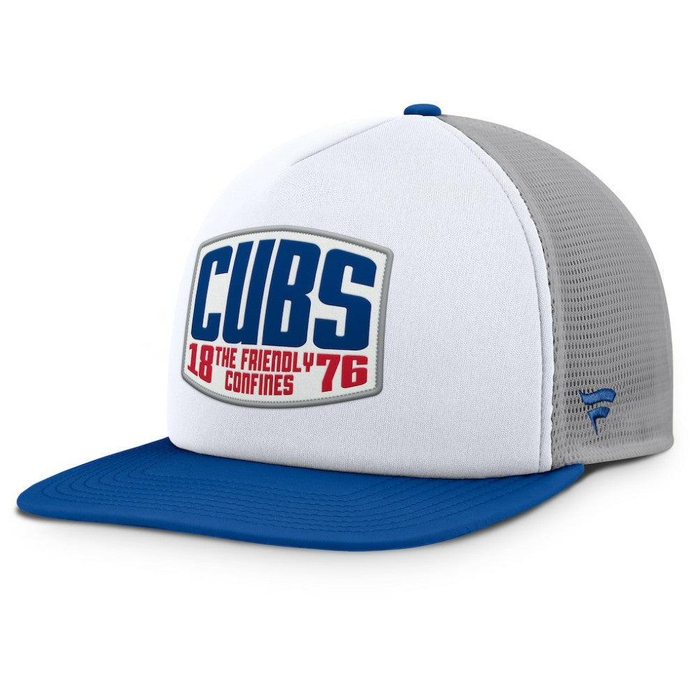 Chicago Cubs Fanatics Cranked Foam Front Patch Trucker Adjustable Hat | MLB US
