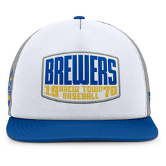Milwaukee Brewers Fanatics Cranked Foam Front Patch Trucker Adjustable Hat | MLB Online